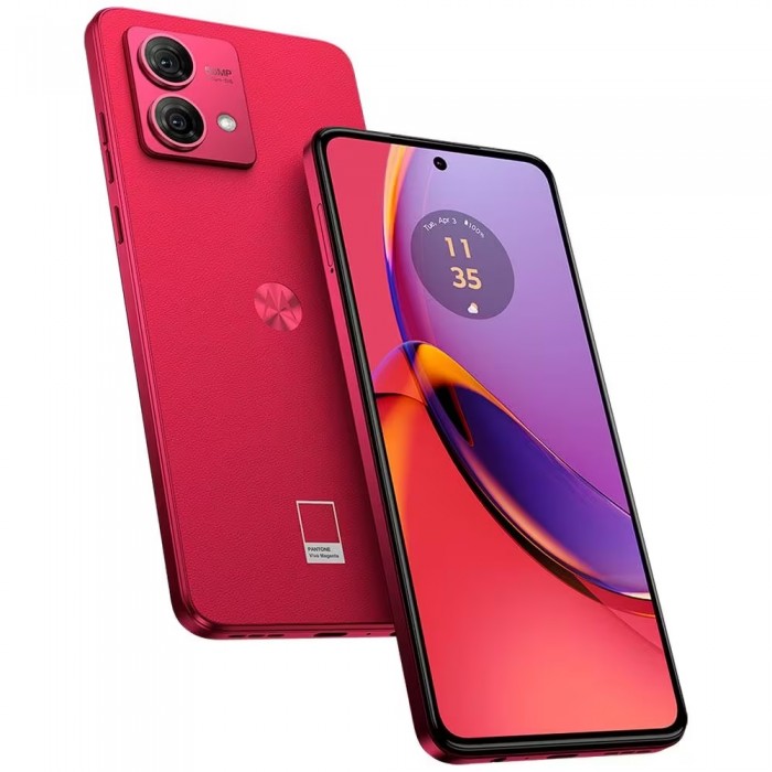 Oferta Relâmpago Celular Motorola Moto G84 5G Viva Magenta - Vegan Leather 256GB, 8GB RAM, Tela de 6.5", Câmera Traseira Dupla de 50MP, Selfies de 16MP, Android 14 e Processador Snapdragon 695